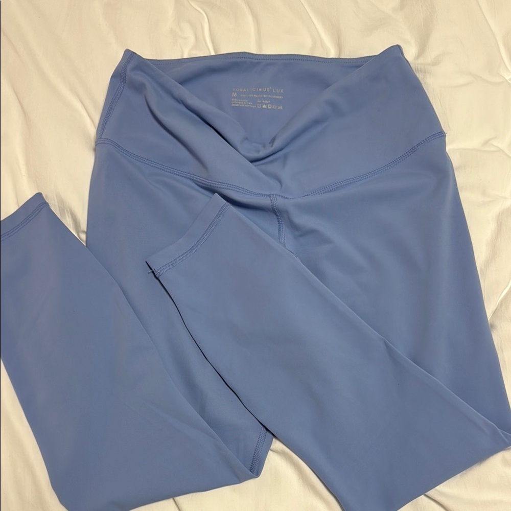 Yogalicious Sky Blue High-Rise Leggings